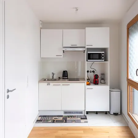 Appartement Cosy Paris 19E La Villette Exterior foto